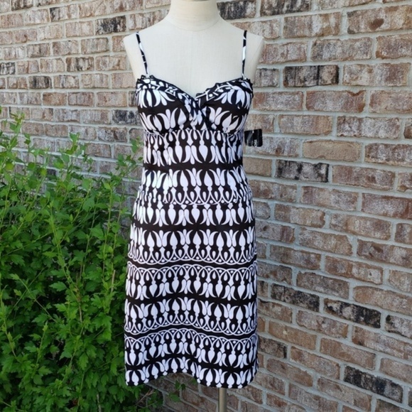 NWT Nicole Miller Spaghetti Strap Dress 6 - Picture 1 of 6
